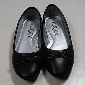 Sugar Matilda black flats